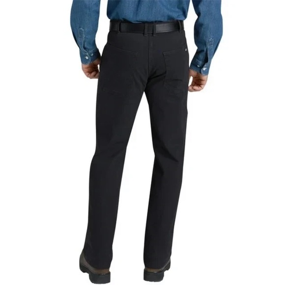 Genuine Dickies Men's Flex Duck Dungaree Jean, Size 38x32, Straight-Leg, Black - Picture 2 of 3